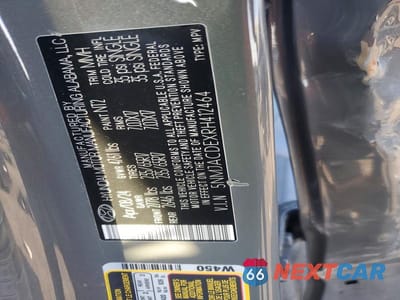 Zdjęcie 13 z 13 samochodu: 2024 HYUNDAI TUCSON SE VIN:5NMJACDEXRH412464 - miniatura