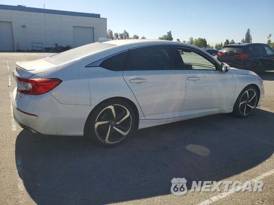 Trzecie zdjęcie samochodu z tyłu: 2019 HONDA ACCORD SPORT VIN:1HGCV1F3XKA124605 - miniatura