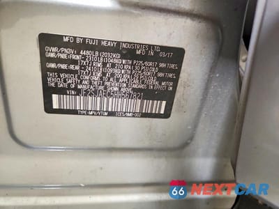 Zdjęcie 14 z 14 samochodu: 2017 SUBARU FORESTER 2.5I PREMIUM VIN:JF2SJAEC5HH567821 - miniatura