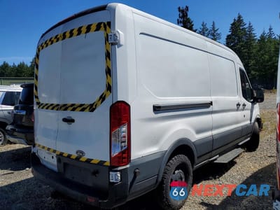 Trzecie zdjęcie samochodu z tyłu: 2017 FORD TRANSIT T-150 VIN:1FTYE2CM5HKA12157 - miniatura