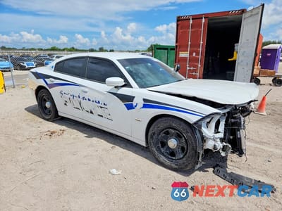 Czwarte zdjęcie samochodu z boku: 2019 DODGE CHARGER POLICE VIN:2C3CDXAT3KH581676 - miniatura