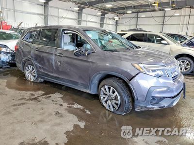 Czwarte zdjęcie samochodu z boku: 2021 HONDA PILOT EX VIN:5FNYF6H33MB060817 - miniatura