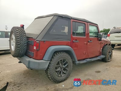 Trzecie zdjęcie samochodu z tyłu: 2008 JEEP WRANGLER UNLIMITED X VIN:1J4GA39198L615840 - miniatura