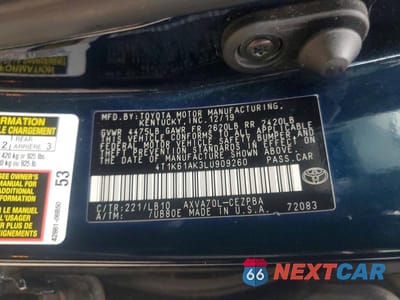 Zdjęcie 13 z 13 samochodu: 2020 TOYOTA CAMRY XSE VIN:4T1K61AK3LU909260 - miniatura