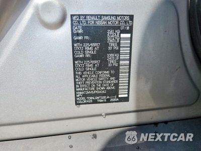 Zdjęcie 13 z 13 samochodu: 2018 NISSAN ROGUE SV VIN:KNMAT2MV8JP614042 - miniatura