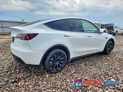 Trzecie zdjęcie samochodu z tyłu: 2022 TESLA MODEL Y VIN:7SAYGDEE6NA016352 - miniatura