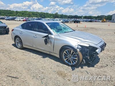 Czwarte zdjęcie samochodu z boku: 2020 INFINITI Q50 3.0T LUXE VIN:JN1EV7APXLM205515 - miniatura