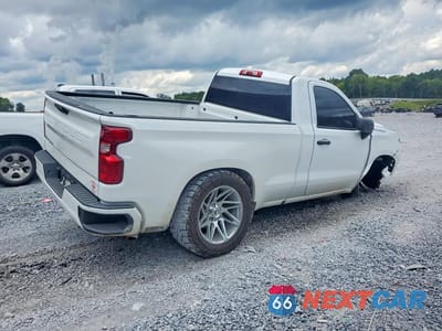 Trzecie zdjęcie samochodu z tyłu: 2023 CHEVROLET SILVERADO C1500 VIN:3GCNAAEK7PG337502 - miniatura