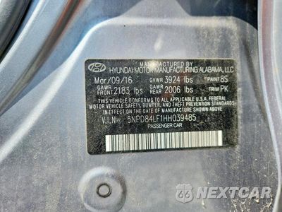Zdjęcie 12 z 12 samochodu: 2017 HYUNDAI ELANTRA SE VIN:5NPD84LF1HH039485 - miniatura