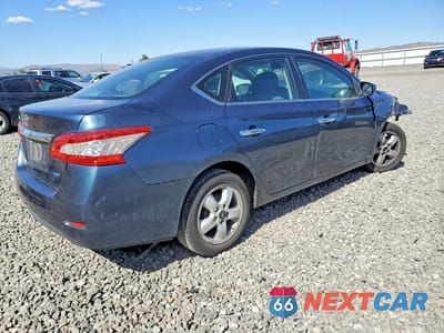Trzecie zdjęcie samochodu z tyłu: 2013 NISSAN SENTRA S/SV/SR/SL VIN:3N1AB7AP1DL766785 - miniatura