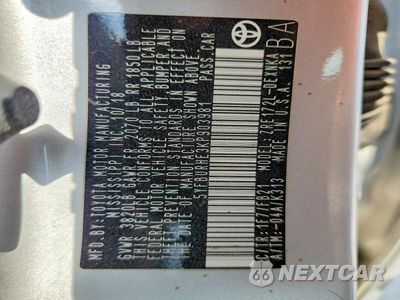 Zdjęcie 13 z 13 samochodu: 2019 TOYOTA COROLLA LE VIN:5YFBURHE3KP903981 - miniatura