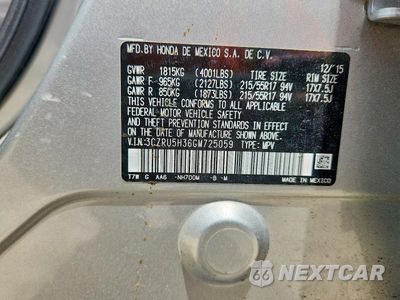 Zdjęcie 12 z 12 samochodu: 2016 HONDA HR-V LX VIN:3CZRU5H36GM725059 - miniatura