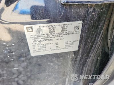 Zdjęcie 12 z 12 samochodu: 2013 CHEVROLET EQUINOX LTZ VIN:2GNFLGEK4D6376094 - miniatura