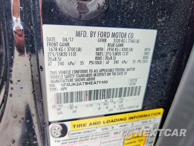 Zdjęcie 13 z 13 samochodu: 2017 FORD EXPEDITION EL LIMITED VIN:1FMJK2AT9HEA71100 - miniatura