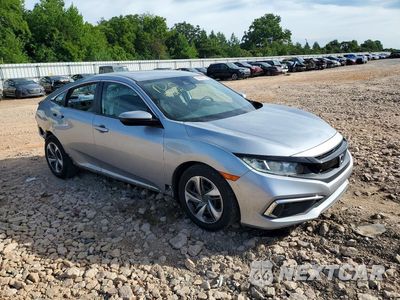 Czwarte zdjęcie samochodu z boku: 2019 HONDA CIVIC LX VIN:2HGFC2F67KH599293 - miniatura