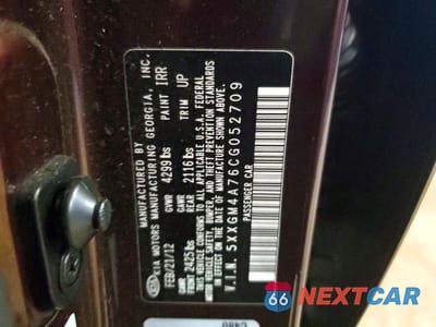 Zdjęcie 12 z 12 samochodu: 2012 KIA OPTIMA LX VIN:5XXGM4A76CG052709 - miniatura