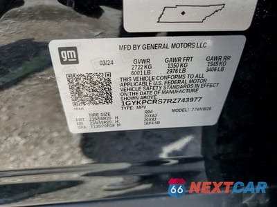 Zdjęcie 14 z 14 samochodu: 2024 CADILLAC XT6 PREMIUM LUXURY VIN:1GYKPCRS7RZ743977 - miniatura