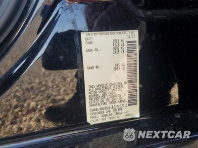 Zdjęcie 12 z 12 samochodu: 2020 NISSAN ALTIMA S VIN:1N4BL4BV9LN314551 - miniatura