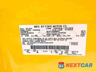 Zdjęcie 12 z 12 samochodu: 2007 FORD F-250 SUPER DUTY VIN:1FTSW21P46EA06409 - miniatura