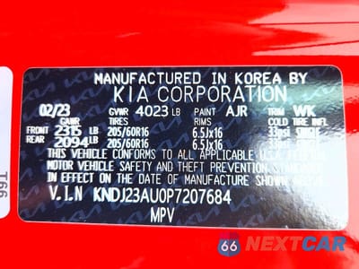 Zdjęcie 13 z 13 samochodu: 2023 KIA SOUL LX VIN:KNDJ23AU0P7207684 - miniatura