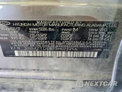 Zdjęcie 13 z 13 samochodu: 2018 HYUNDAI SANTA FE SPORT 2.4L VIN:5NMZTDLB7JH073256 - miniatura