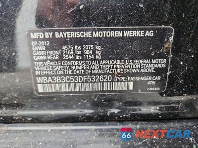 Zdjęcie 12 z 12 samochodu: 2013 BMW 328 XI VIN:WBA3B3C53DF532620 - miniatura