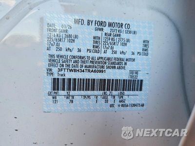 Zdjęcie 12 z 12 samochodu: 2026 FORD MAVERICK XLT VIN:3FTTW8H34TRA60991 - miniatura