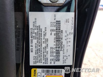 Zdjęcie 12 z 12 samochodu: 2017 FORD FUSION SE VIN:3FA6P0HD7HR111384 - miniatura