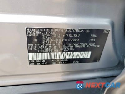 Zdjęcie 13 z 13 samochodu: 2023 TOYOTA RAV4 LIMITED VIN:4T3D6RFV9PU134969 - miniatura