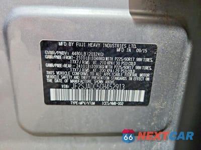 Zdjęcie 12 z 12 samochodu: 2016 SUBARU FORESTER 2.5I PREMIUM VIN:JF2SJADC5GH452913 - miniatura