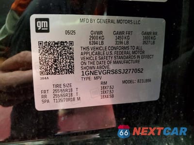 Zdjęcie 13 z 13 samochodu: 2025 CHEVROLET TRAVERSE LT VIN:1GNEVGRS8SJ277052 - miniatura