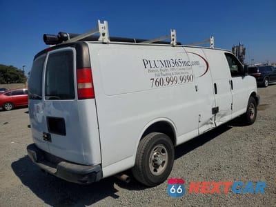 Trzecie zdjęcie samochodu z tyłu: 2015 CHEVROLET EXPRESS G2500 VIN:1GCWGGFF3F1107928 - miniatura