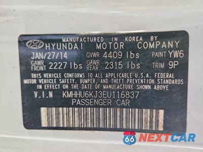 Zdjęcie 12 z 12 samochodu: 2014 HYUNDAI GENESIS COUPE 3.8L VIN:KMHHU6KJ3EU116837 - miniatura