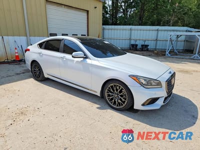 Czwarte zdjęcie samochodu z boku: 2019 GENESIS G80 3.8 VIN:KMHGN4JE9KU299710 - miniatura