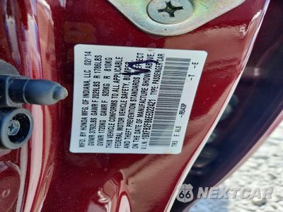 Zdjęcie 12 z 12 samochodu: 2014 HONDA CIVIC EX VIN:19XFB2F86EE022421 - miniatura