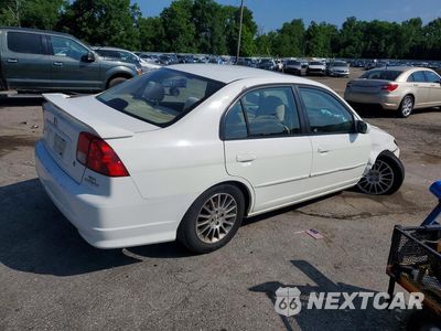 Trzecie zdjęcie samochodu z tyłu: 2005 HONDA CIVIC EX VIN:2HGES26715H612986 - miniatura