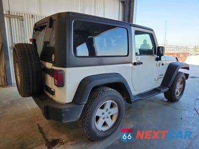 Trzecie zdjęcie samochodu z tyłu: 2012 JEEP WRANGLER SPORT VIN:1C4GJWAG3CL259210 - miniatura