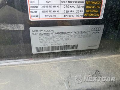 Zdjęcie 12 z 12 samochodu: 2008 AUDI A3 2.0 PREMIUM VIN:WAUNF78P48A004943 - miniatura