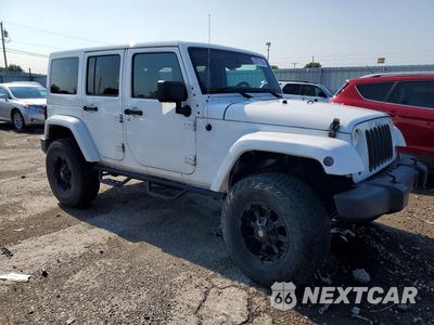 Czwarte zdjęcie samochodu z boku: 2014 JEEP WRANGLER UNLIMITED SAHARA VIN:1C4HJWEG8EL103262 - miniatura