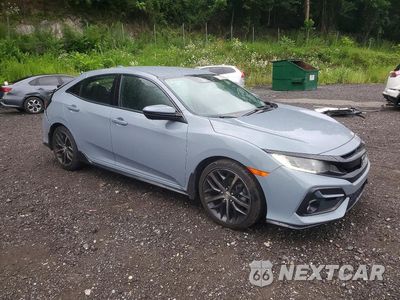 Czwarte zdjęcie samochodu z boku: 2021 HONDA CIVIC SPORT VIN:SHHFK7H43MU227998 - miniatura