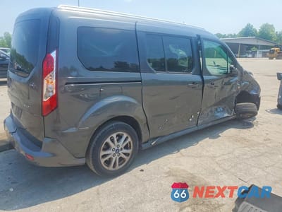 Trzecie zdjęcie samochodu z tyłu: 2019 FORD TRANSIT CONNECT XLT VIN:NM0GE9F29K1419648 - miniatura