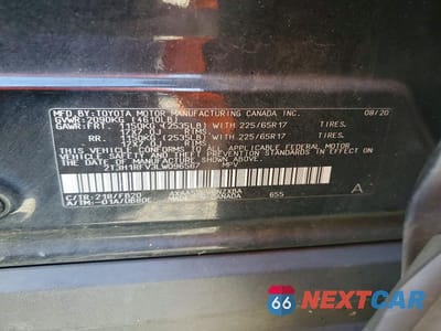Zdjęcie 14 z 14 samochodu: 2020 TOYOTA RAV4 LE VIN:2T3H1RFV3LW096567 - miniatura