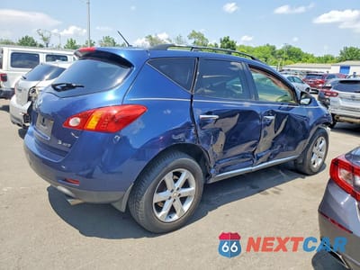Trzecie zdjęcie samochodu z tyłu: 2009 NISSAN MURANO S VIN:JN8AZ18WX9W200875 - miniatura