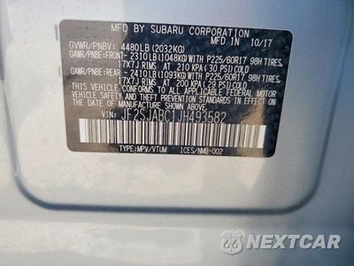 Zdjęcie 12 z 12 samochodu: 2018 SUBARU FORESTER 2.5I VIN:JF2SJABC1JH493582 - miniatura