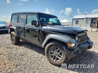 Czwarte zdjęcie samochodu z boku: 2025 JEEP WRANGLER SPORT VIN:1C4PJXDN0SW530561 - miniatura