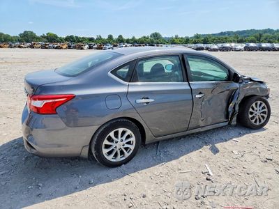 Trzecie zdjęcie samochodu z tyłu: 2019 NISSAN SENTRA SV VIN:3N1AB7AP4KL614464 - miniatura