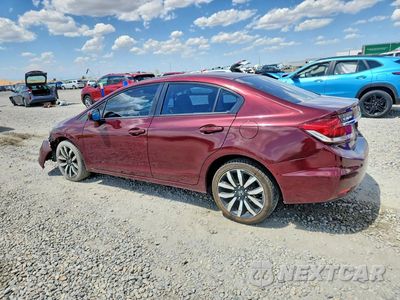 Drugie zdjęcie samochodu z przodu: 2015 HONDA CIVIC EXL VIN:2HGFB2F92FH535732 - miniatura