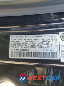 Zdjęcie 13 z 13 samochodu: 2004 VOLKSWAGEN TOUAREG TDI 5.0 VIN:WVGPZ77L04D086515 - miniatura