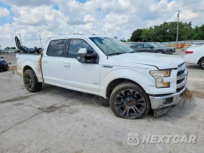 Czwarte zdjęcie samochodu z boku: 2017 FORD F150 SUPERCREW VIN:1FTEW1CP2HKD20147 - miniatura