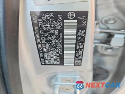 Zdjęcie 13 z 13 samochodu: 2012 TOYOTA YARIS 5-DOOR LE VIN:JTDKTUD37CD521676 - miniatura